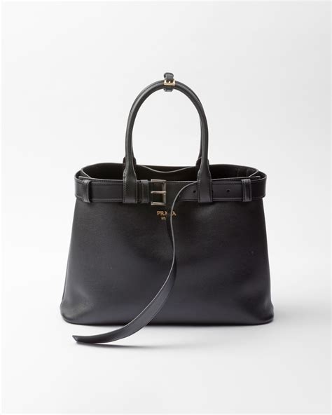 prada bag with buckle|prada black and gold bag.